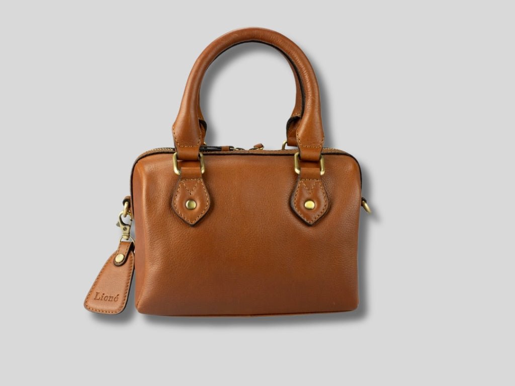 Leren Handtas Cognac Claire - Lioné - Lioné
