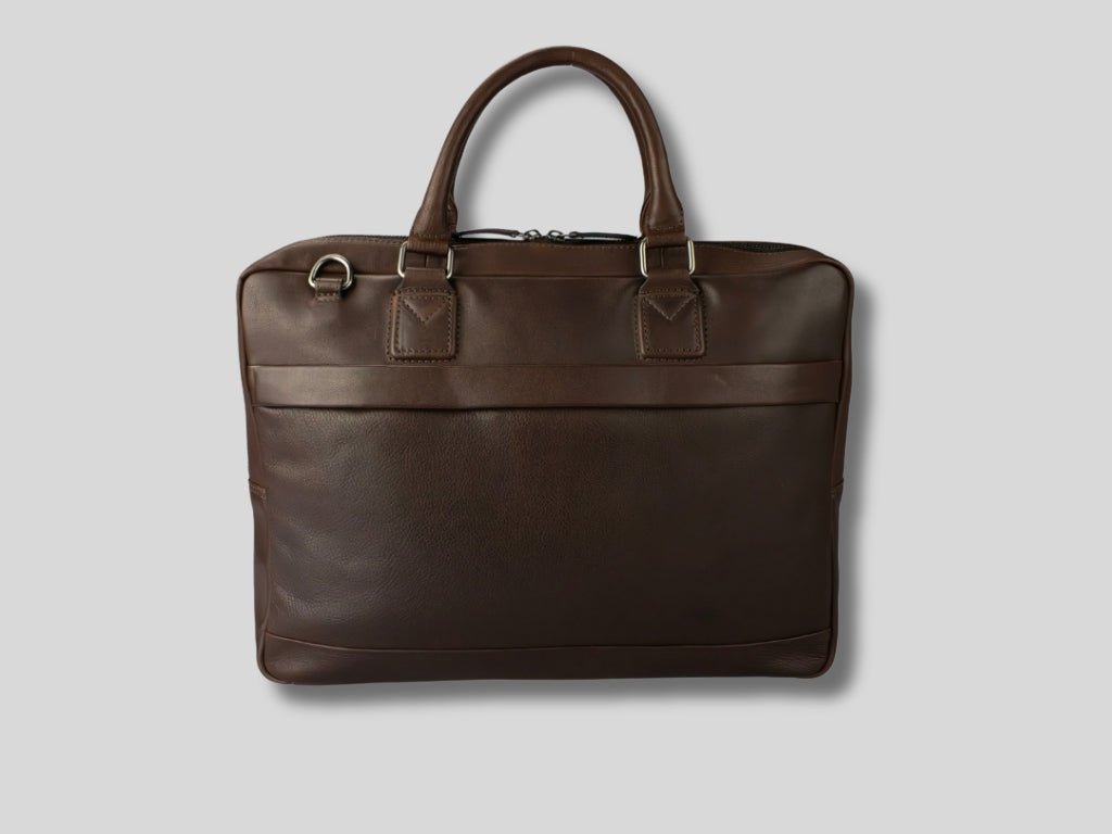 Leren Laptoptas Donker Bruin Mathé - Lioné - Lioné