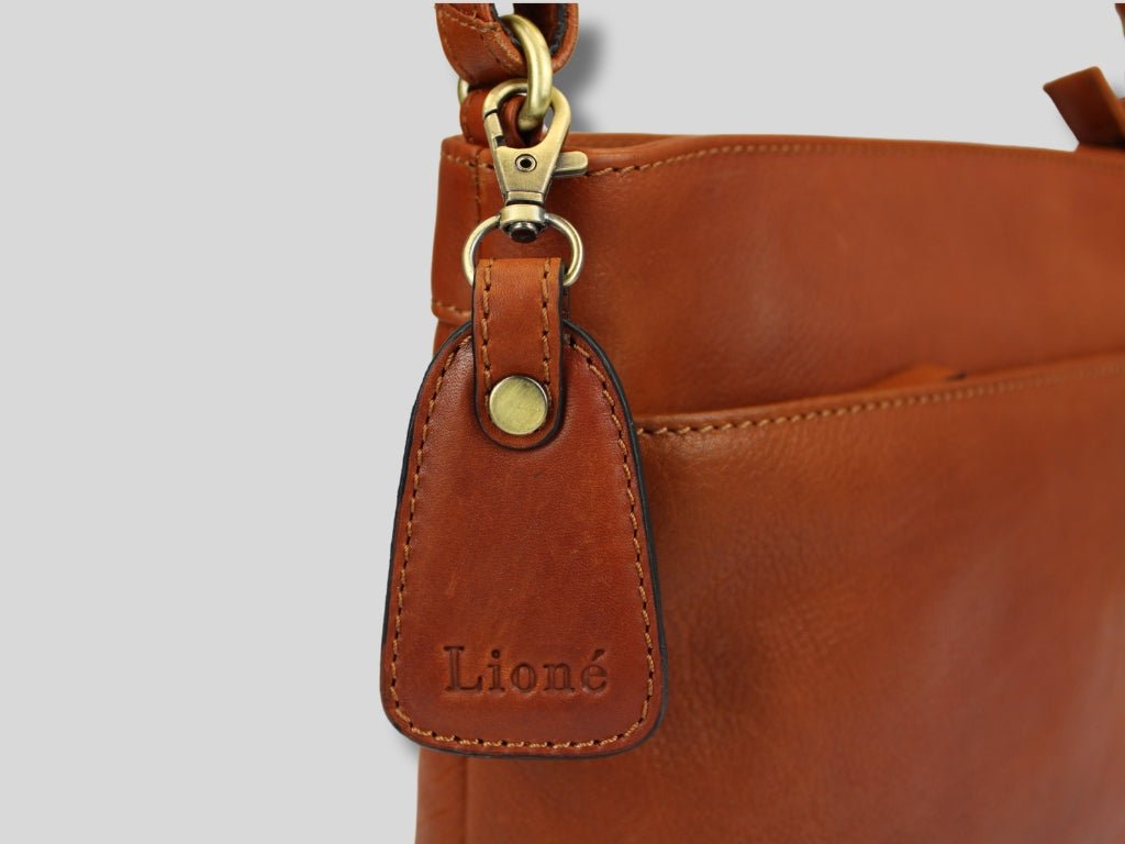 Leren Schoudertas Cognac Liza - Lioné - Lioné