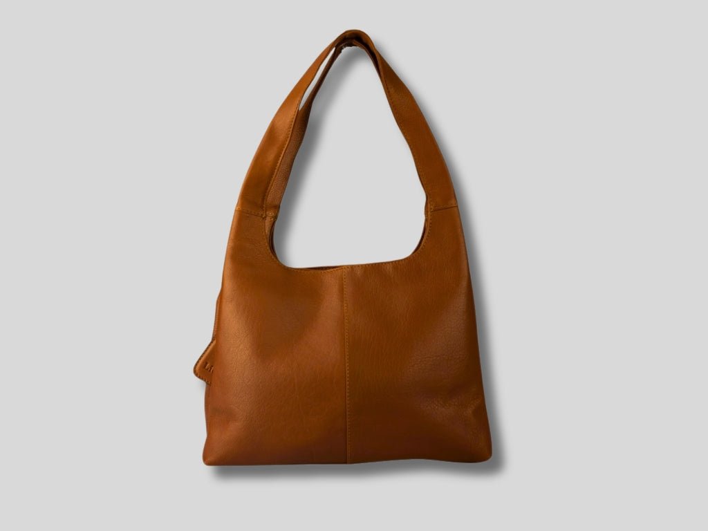 Leren Schoudertas Cognac Manon - Lioné - Lioné