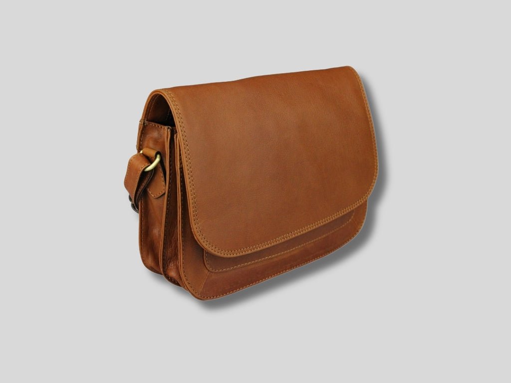 Leren Schoudertas Cognac Suzie - Lioné - Lioné