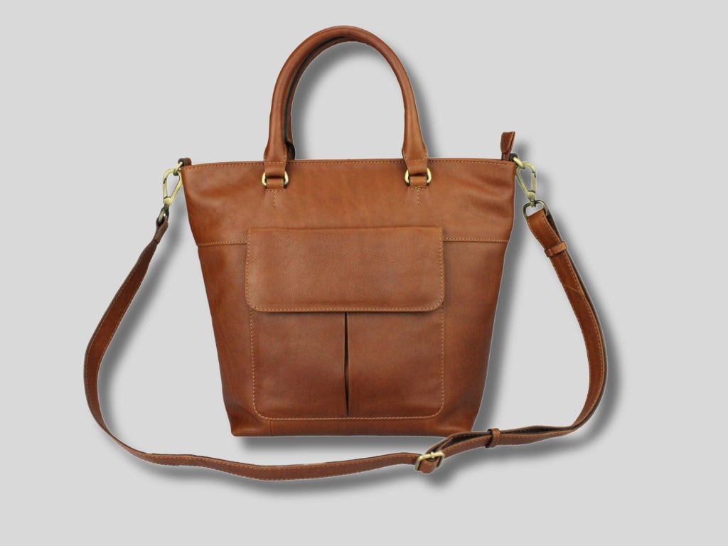 Leren Shopper Cognac Charlotte - Lioné - Lioné