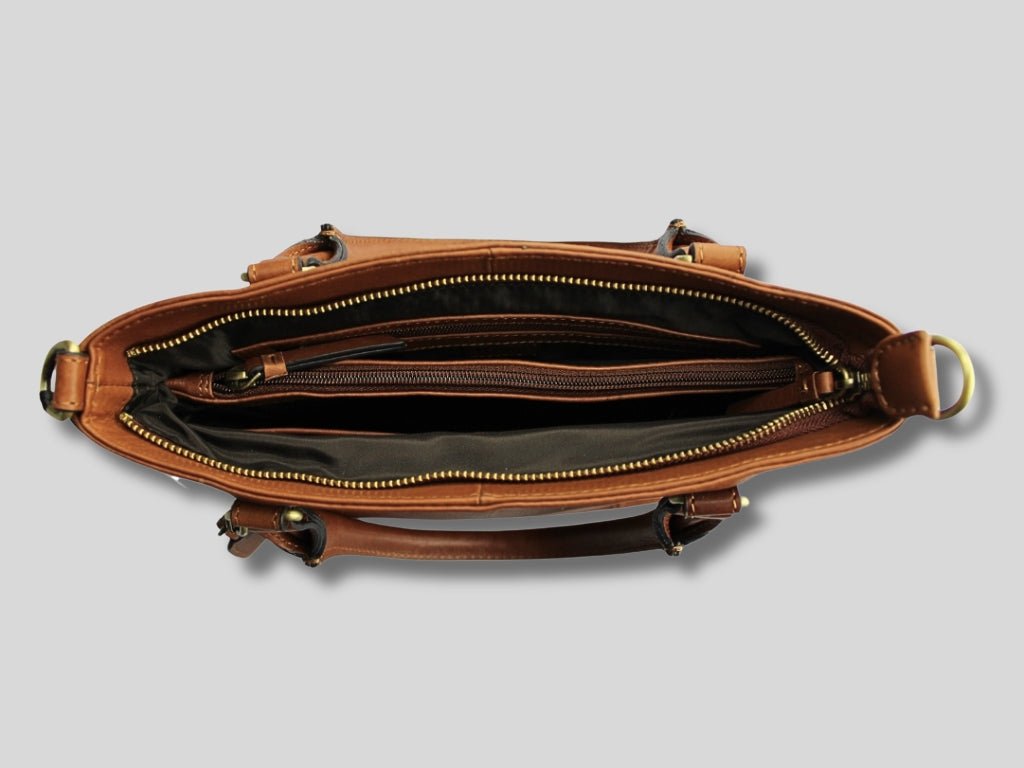 Leren Shopper Cognac Donna - Lioné - Lioné