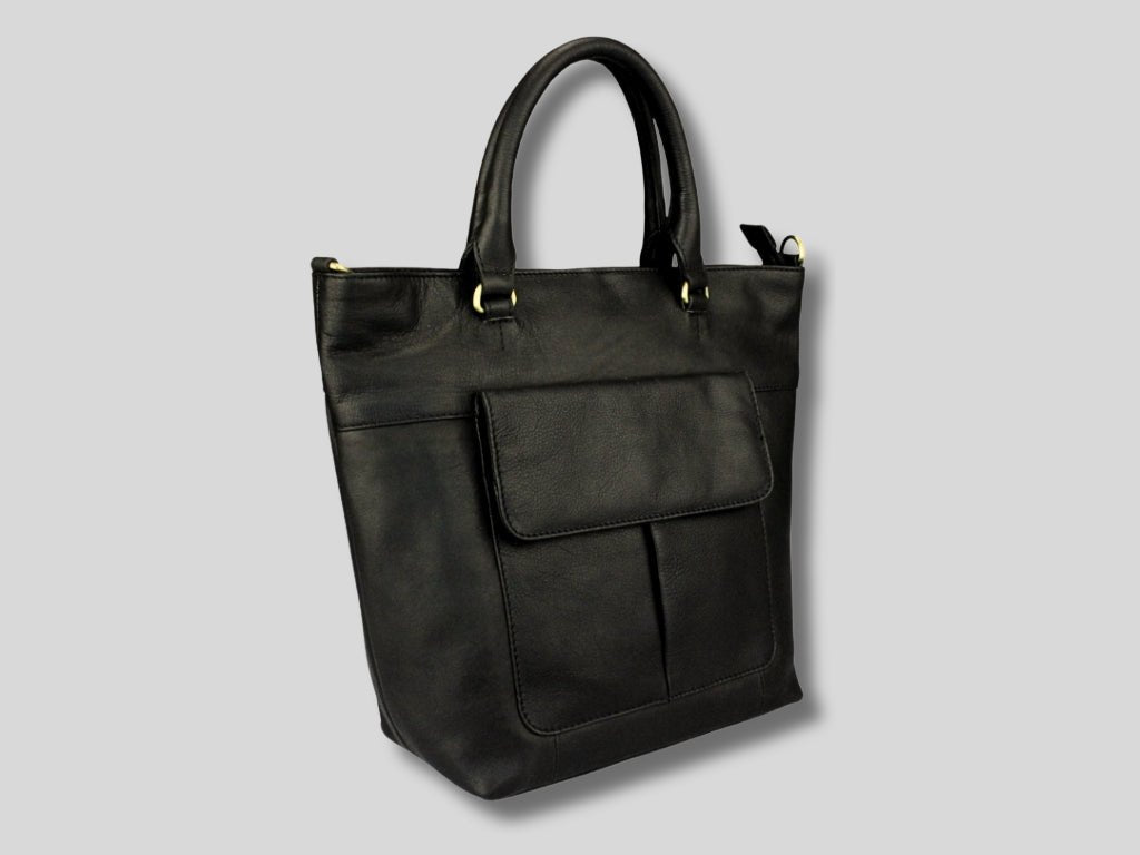 Leren Shopper Zwart Charlotte - Lioné - Lioné