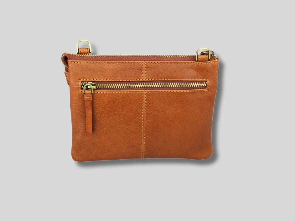 Leren Telefoontasje Cognac Evie - Lioné - Lioné