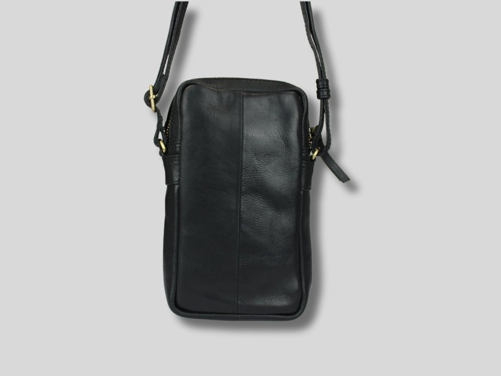 Leren Telefoontasje Zwart Beau - Lioné - Lioné