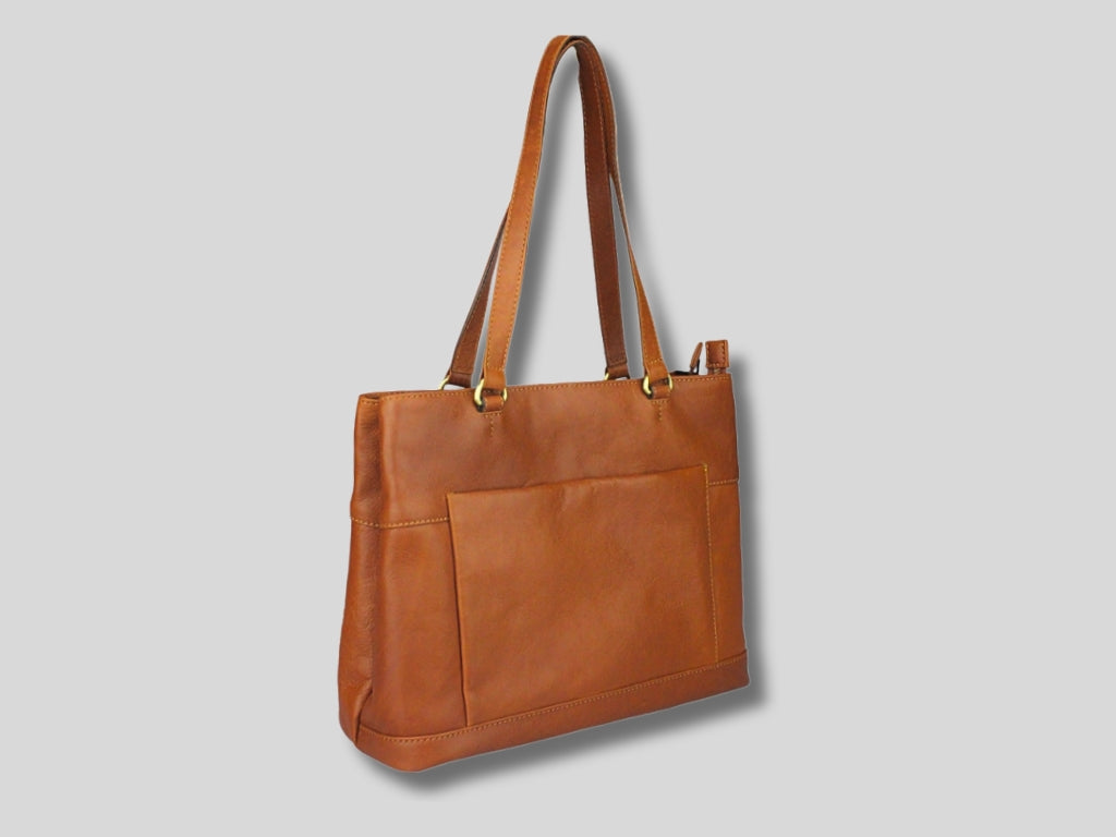 Leren Shopper Cognac Maria