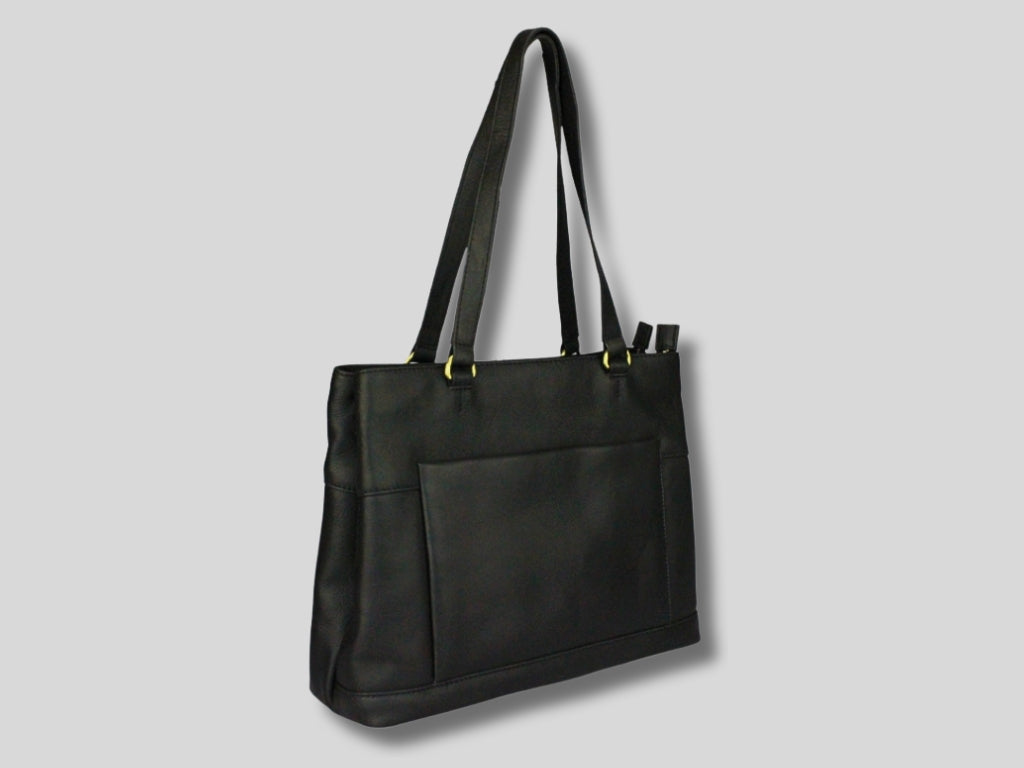 Leren Shopper Zwart Maria