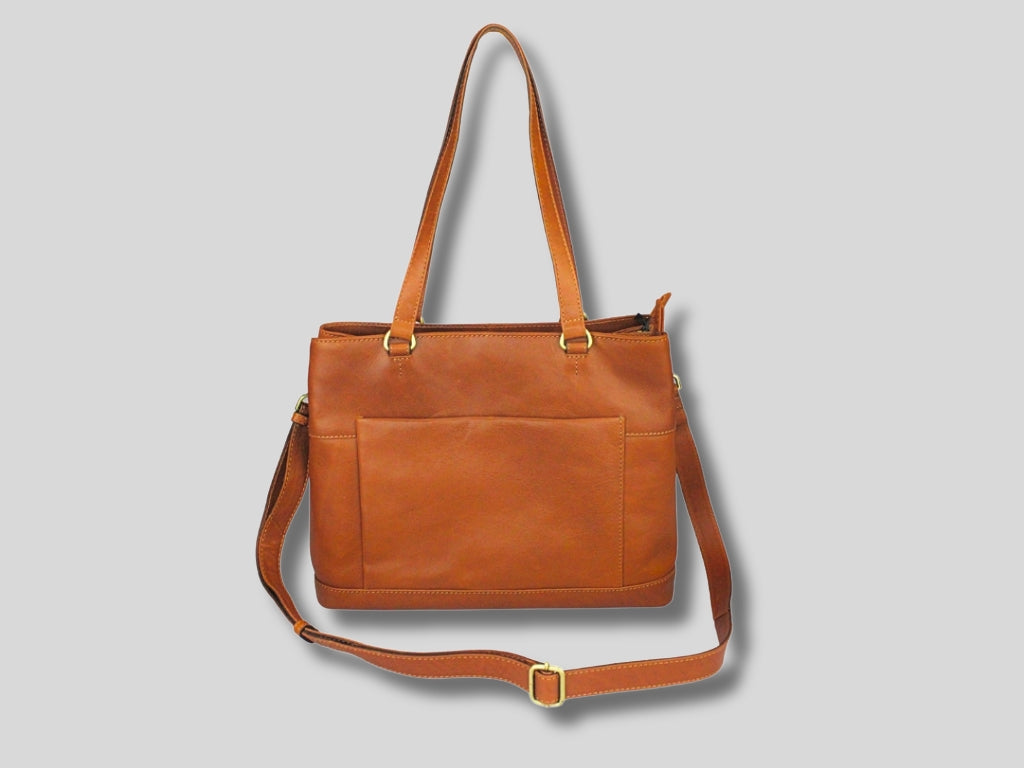 Leren Shopper Cognac Maria