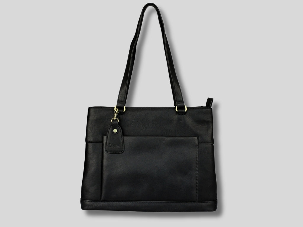 Leren Shopper Zwart Maria