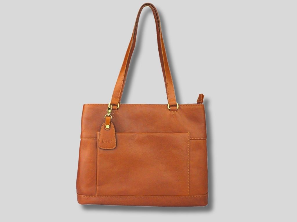 Leren Shopper Cognac Maria