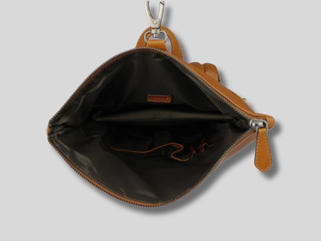 Leather Backpack Cognac Renee