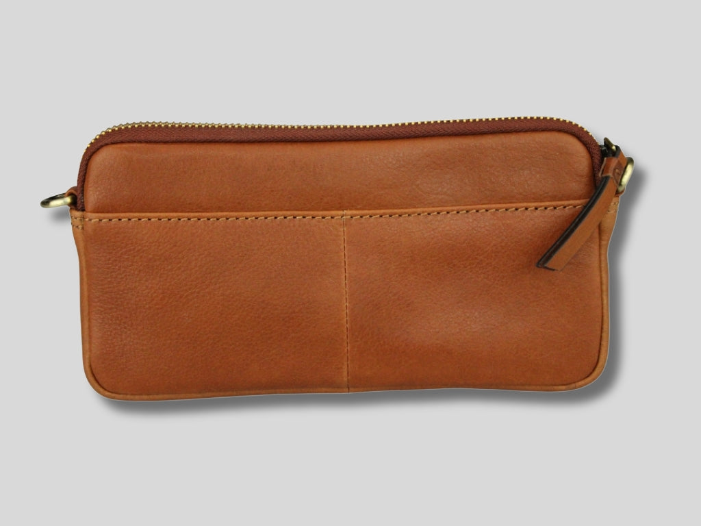 Leren Telefoontasje Cognac Molly