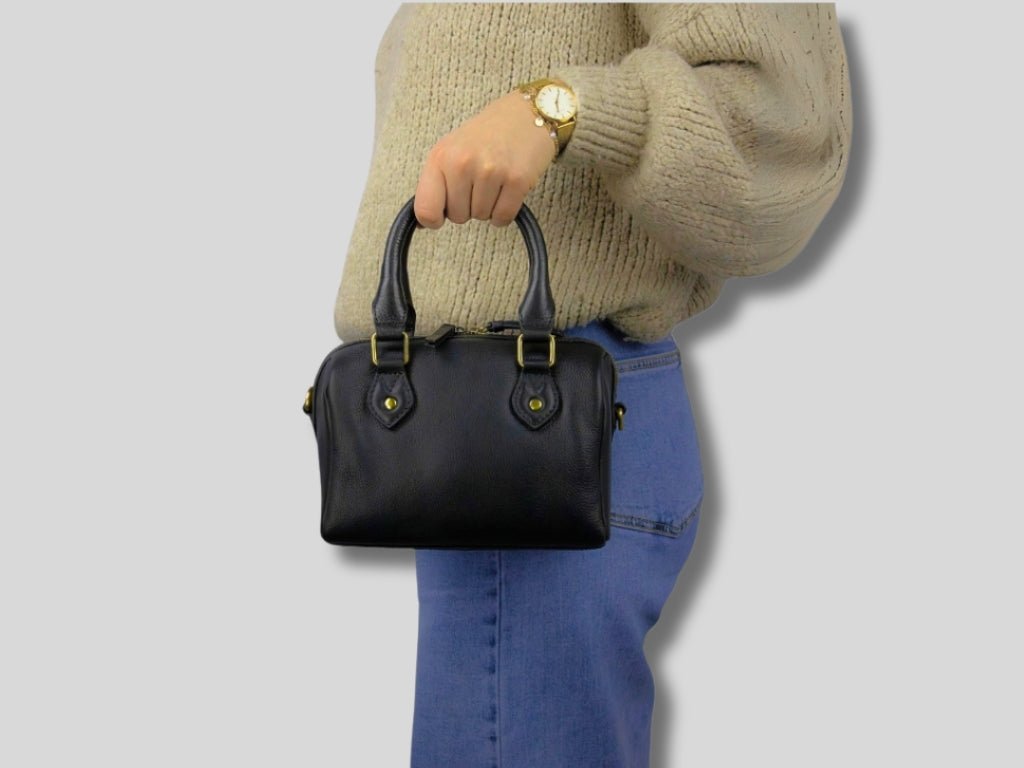 Leren Handtas Zwart Claire - Lioné - Lioné