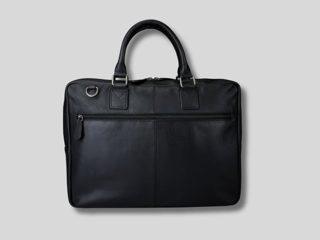 Leren Laptoptas Zwart Mathé - Lioné - Lioné