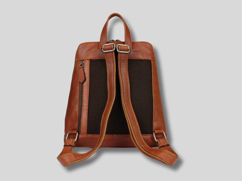 Leren Rugzak Cognac Bobbie - Lioné - Lioné