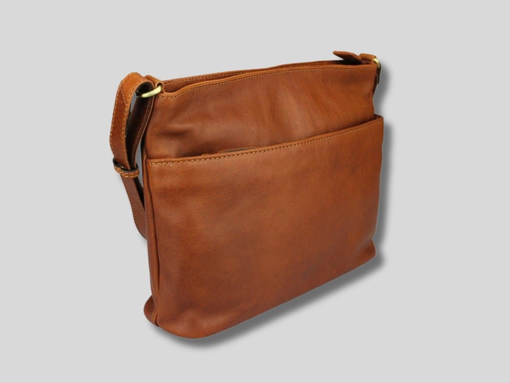 Leren Schoudertas Cognac Ella - Lioné - Lioné