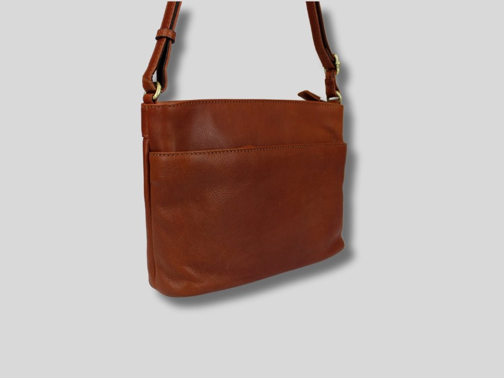 Leren Schoudertas Cognac Liza - Lioné - Lioné