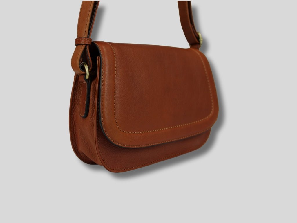 Leren Schoudertas Cognac Marije - Lioné - Lioné