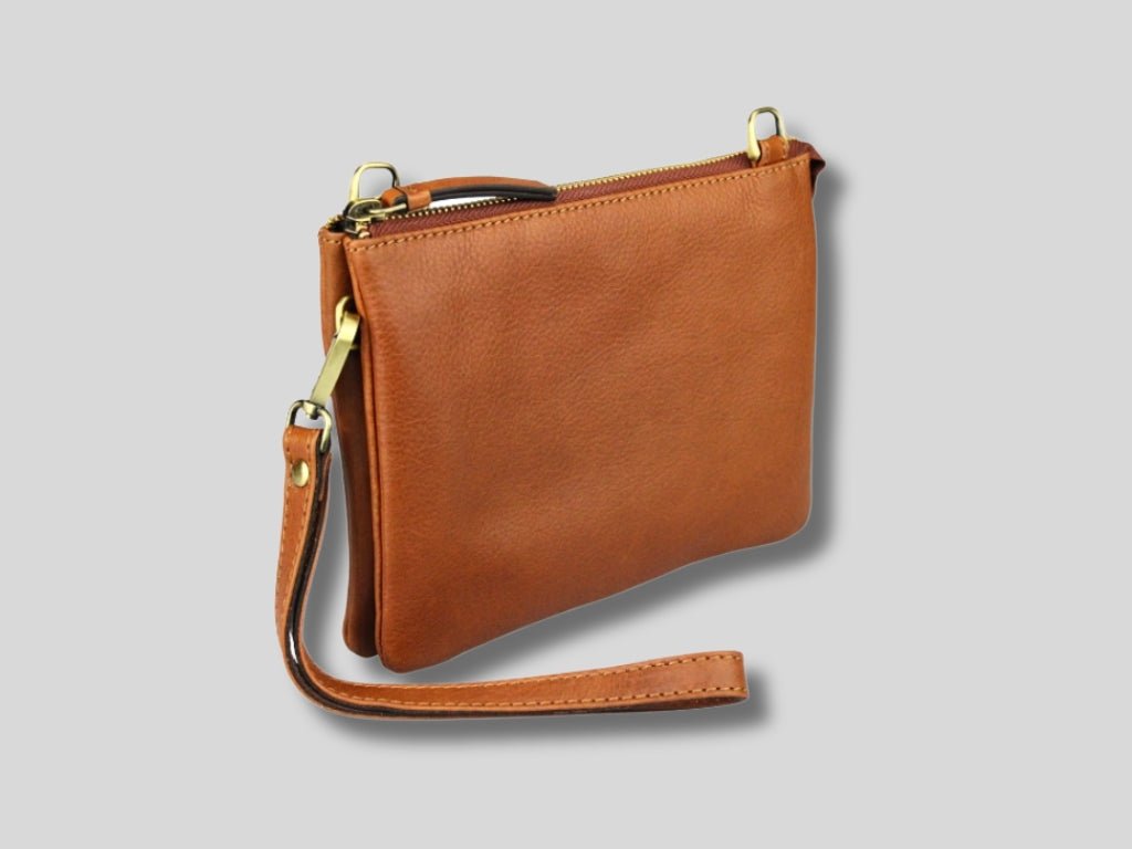 Leren Telefoontasje Cognac Evie - Lioné - Lioné