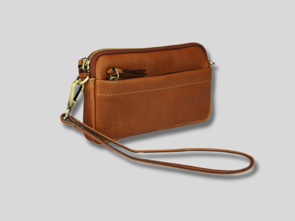 Leren Telefoontasje Cognac Molly - Lioné - Lioné