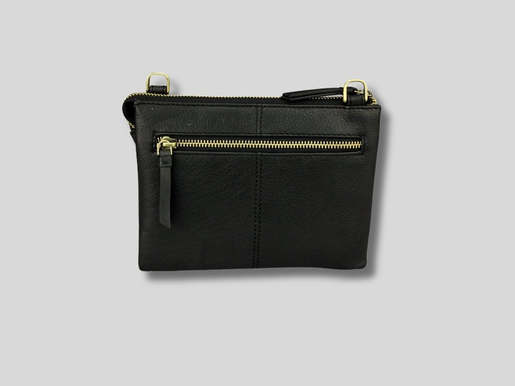 Leren Telefoontasje Zwart Evie - Lioné - Lioné