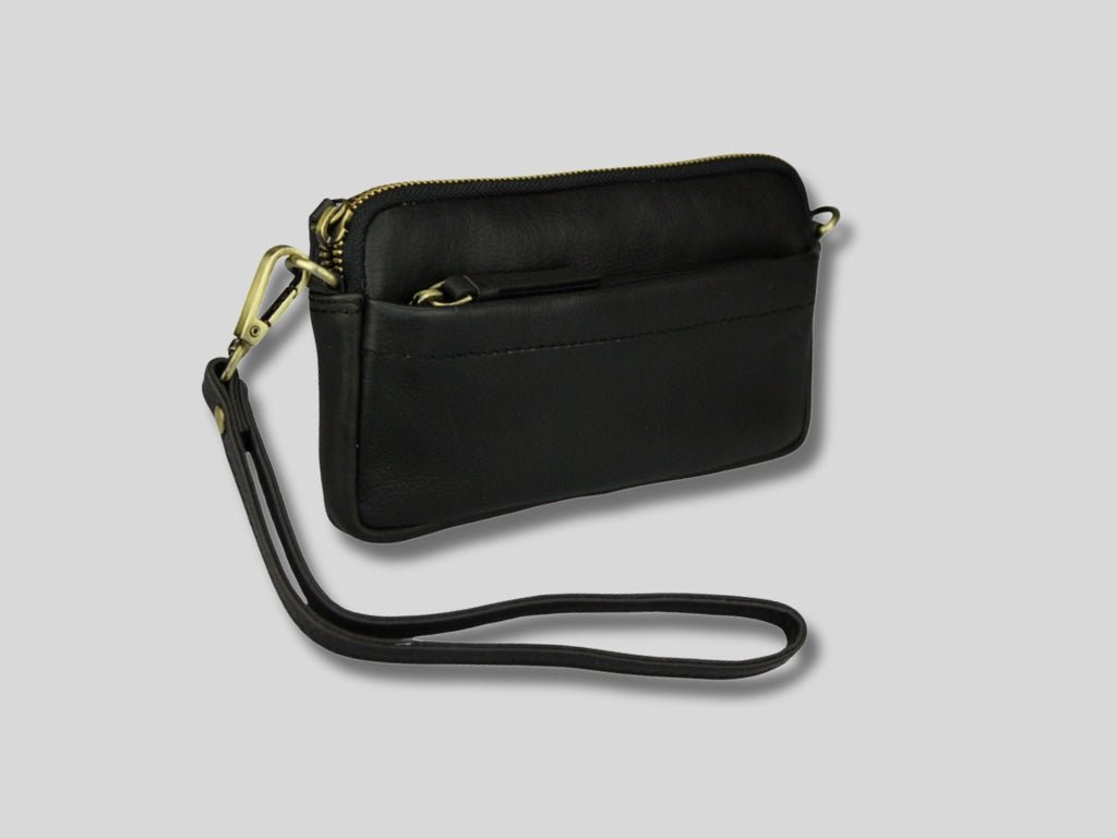 Leren Telefoontasje Zwart Molly - Lioné - Lioné